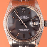 Rolex Datejust ref 1603 Matte Black