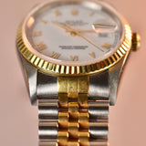 1995 Rolex Datejust 16233 White Roman