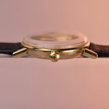 1971 Omega Seamaster De Ville Solid Gold Senior NYLIC w/ Box