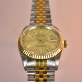 1989 Rolex Datejust 16233 Champagne Dial Box and Papers