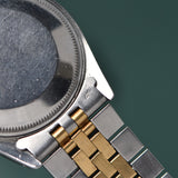 1987 Rolex Date 15053 Gold Engine Turn Bezel