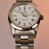 1991 Rolex Air King 14000 White Roman Dial