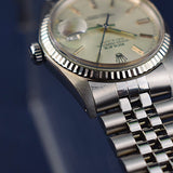 Rolex Datejust 16014 Silver Dial Service Card and Unpolished