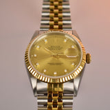 1993 Rolex Datejust 16233 Diamond Dial Box and Papers
