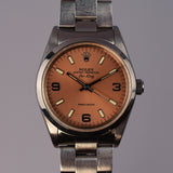Rolex Air King 14000 Salmon Explorer Dial