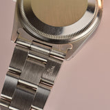1990 Rolex Air King 14000 Warm Silver Dial with Box and Papers