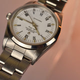 1991 Rolex Air King 14000 White Roman Dial