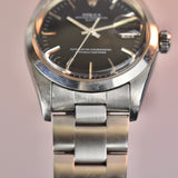 1978 Rolex Date 1500 Matte Black Sigma Dial With Papers