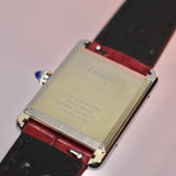 Cartier Tank Must De Burgundy Box and Papers WSTA0054
