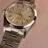 1990 Rolex Air King 14000 Warm Silver Dial with Box and Papers