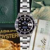 1991 Rolex Submariner 16610 Tritium With Box, Papers, and Booklets
