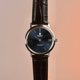 Universal Geneve White Shadow 867.101 Blue Dial