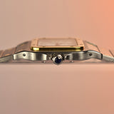 1980s Cartier Santos Carree Spider dial