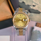 1993 Rolex Datejust 16233 Diamond Dial Box and Papers
