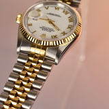 1995 Rolex Datejust 16233 White Roman Dial Box and Papers