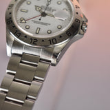 Rolex Explorer 16570 Polar Tritium Dial with Box and Booklets