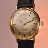 1971 Omega Seamaster De Ville Solid Gold Senior NYLIC w/ Box
