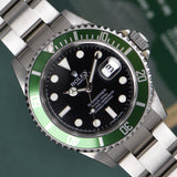 2008 Rolex Submariner 16610LV "Kermit" With Card
