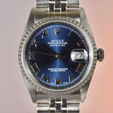 Rolex Datejust 16220 Blue Dial