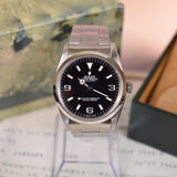 1993 Rolex Explorer 14270 Spider Tritium Dial with Box and Papers