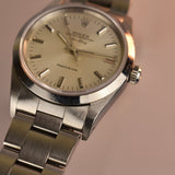 1990 Rolex Air King 14000 Warm Silver Dial with Box and Papers