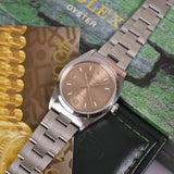 Rolex Air King 14000 Salmon Dial With Box and Booklet