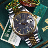 Rolex Datejust 16013 Tapestry with Box and Papers