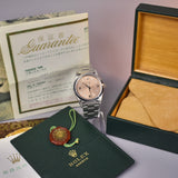 Rolex Air King 14000 Salmon Dial With Box and Papers