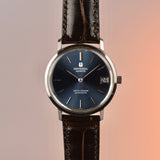 Universal Geneve White Shadow 867.101 Blue Dial