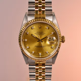 1993 Rolex Datejust 16233 Diamond Dial Box and Papers