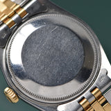 1987 Rolex Date 15053 Gold Engine Turn Bezel