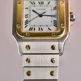 1980s Cartier Santos Carree Spider dial