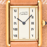 Cartier Must De Tank Ivory Column Roman Dial - Rare Matte Dial