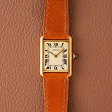 1970s Cartier Tank Rare Cream Paris Dial With Gold Hands (Ref. 78086)