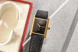 Cartier Tank Must De Cartier Black Dial With Box