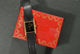 Cartier Tank Must De Cartier Black Dial With Box