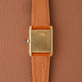 1970s Cartier Tank Rare Cream Paris Dial With Gold Hands (Ref. 78086)