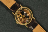 1998 Universal Genève Ref. 151.11.662 Skeleton 18K Gold Complete Set