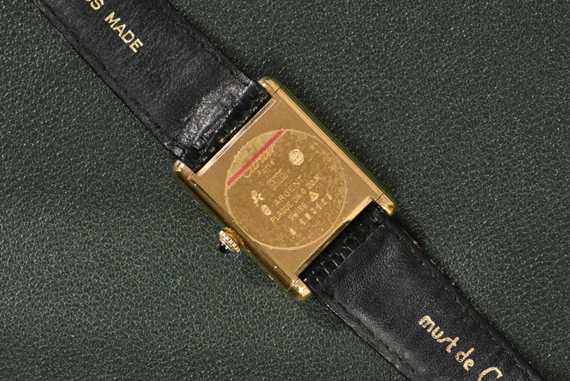 Cartier Tank Must De Cartier Black Dial With Box