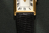 Bucherer Tank Jumbo 18k Solid Gold