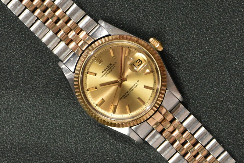 1970 Rolex Datejust 1601 Two-Tone No Lume Dial