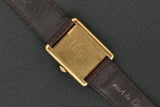 Cartier Tank 'Must De' Lemon Roman Complete Set - Rare Brazilian Hallmark