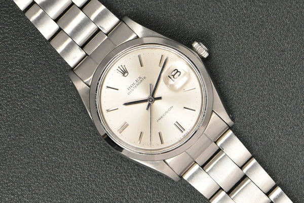 1970 Rolex Oysterdate 6694 Non-Lume Dial