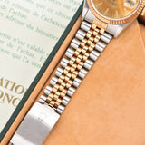 MINT 1990 Rolex Datejust Two-Tone Tropical - Box & Papers •Pending•
