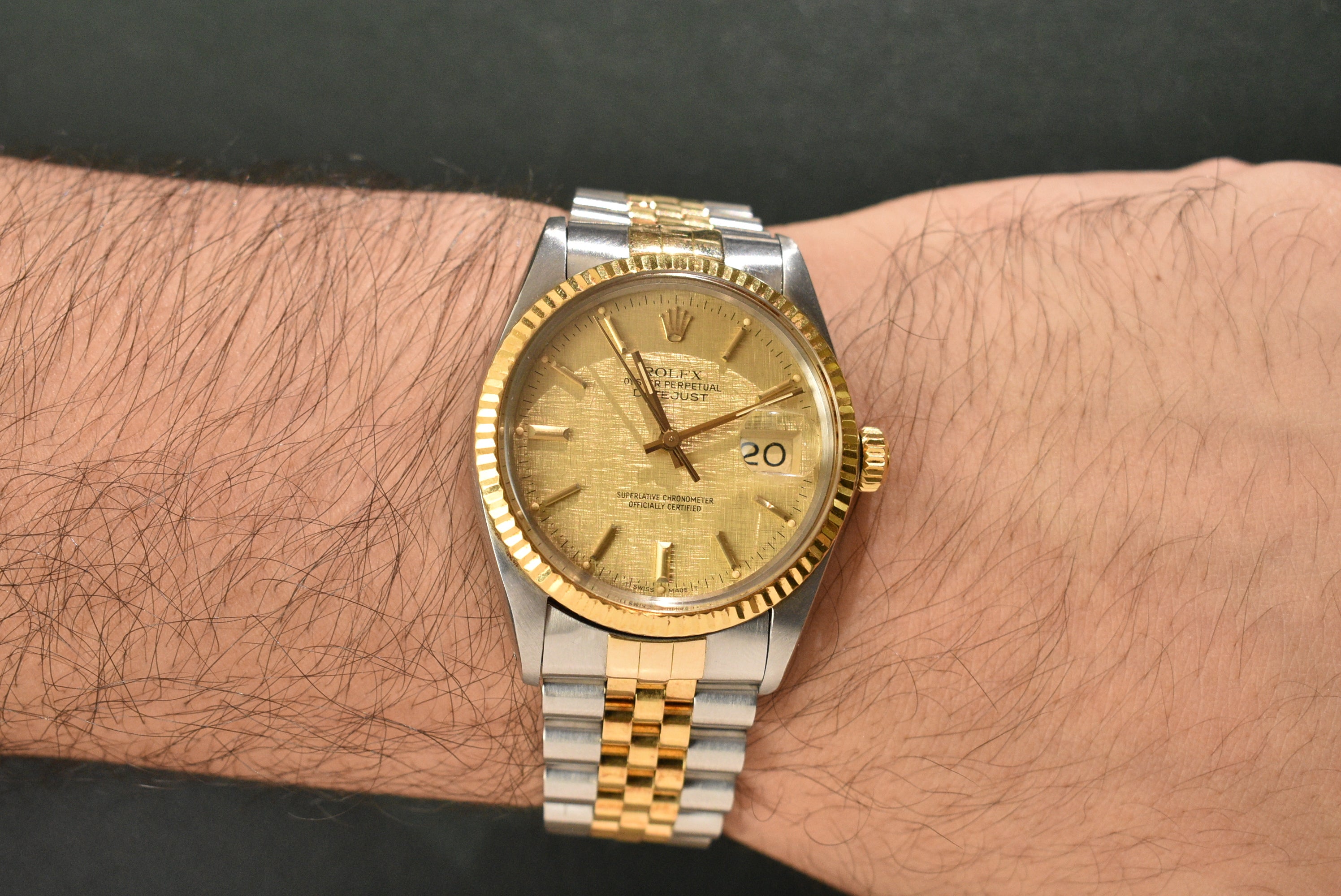 Rolex 16013 hotsell linen dial