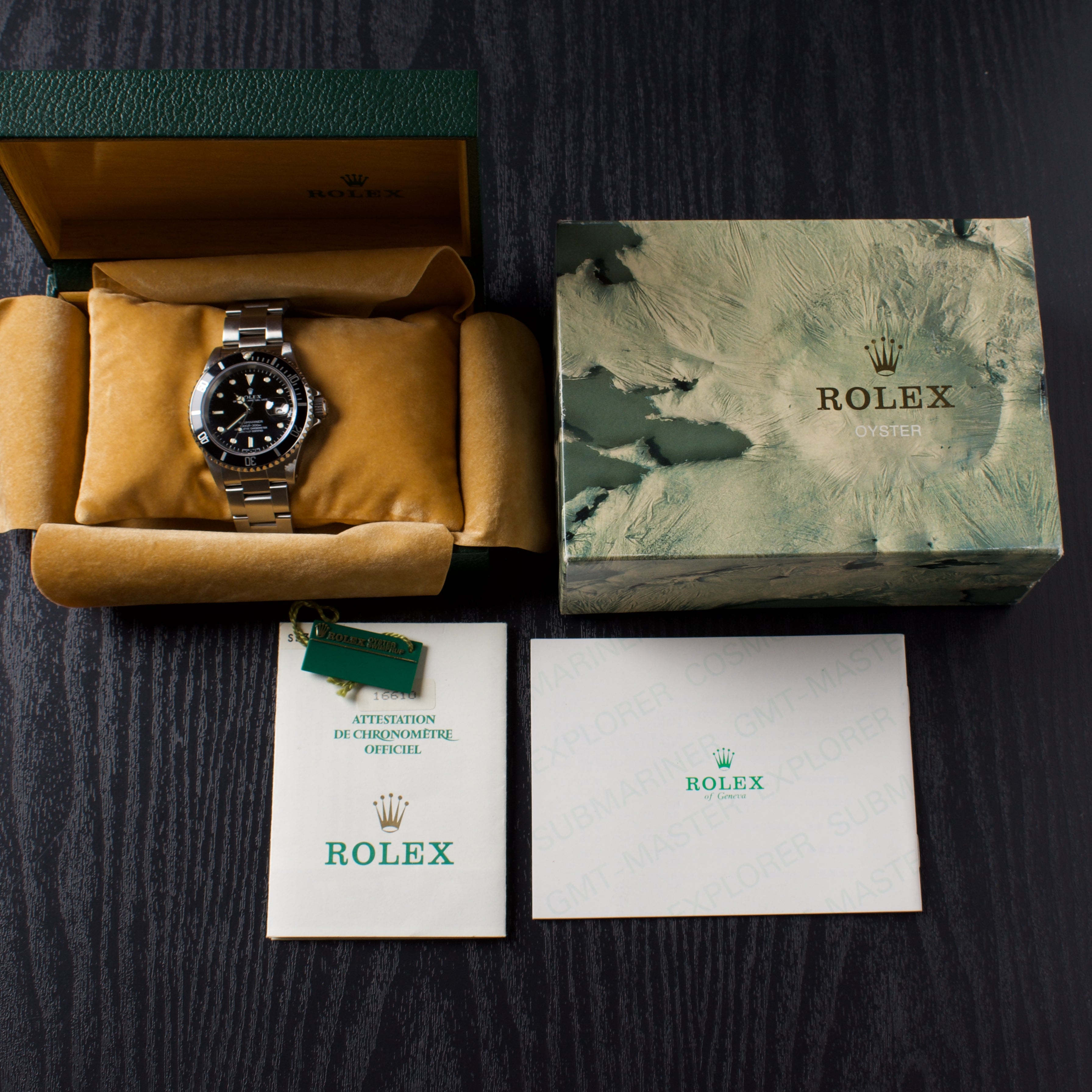 1993 Rolex Submariner Tritium - Box & Papers (Ref. 16610