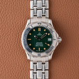 1999 Omega Seamaster 300M Green Jacques Mayol  (Ref. 2553.41)