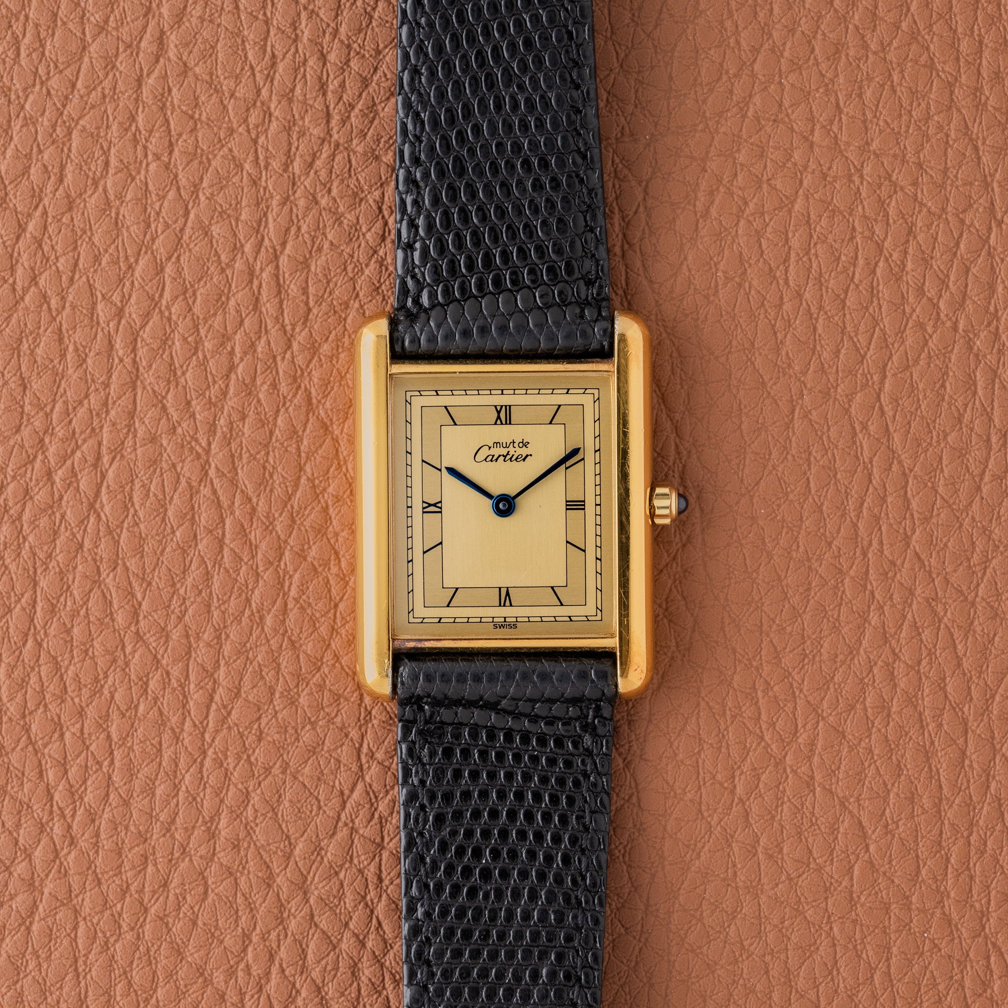Cartier Must Tank Sector Roman Dial - Box & Papers (Ref. 681006