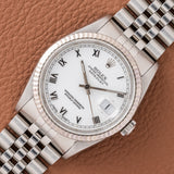 1995 Rolex Datejust White Roman Dial (Ref. 16234)