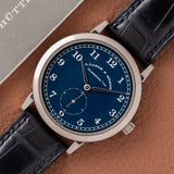 A. Lange & Söhne Saxonia Blue Dial - Box and Papers (Ref. 206.027)